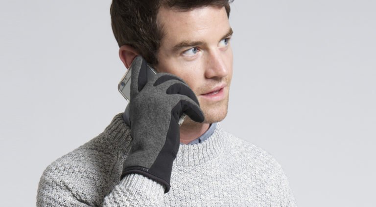URPowered Kevlyn Sweater Knit Touchscreen Mens Gloves