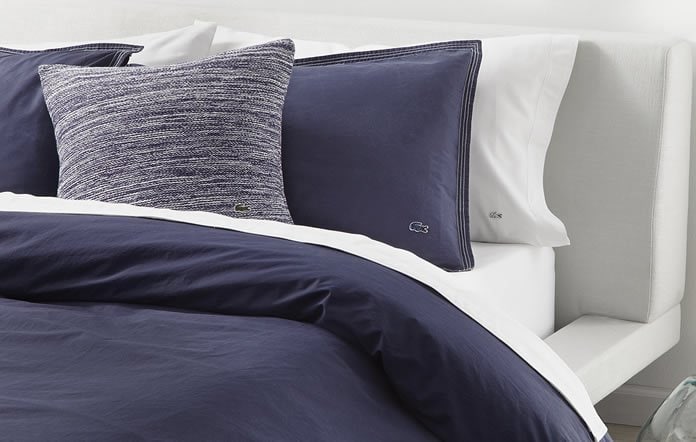 Lacoste Home Washed Solids Collection Bedding Sets