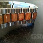 Burl Wood embedded bracelet links