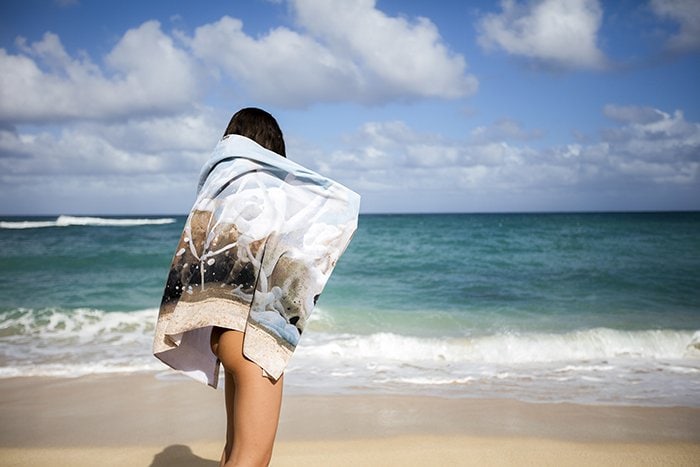 LEUS Beach Towels, Breaking Glass