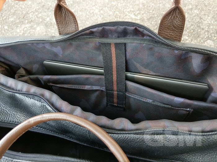 A Classy Weekender Bag, Solo NY's Bayside Leather Duffel