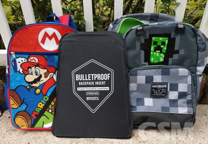 SentryShield Bulletproof Backpack Insert: Give Your Child Extra Protection