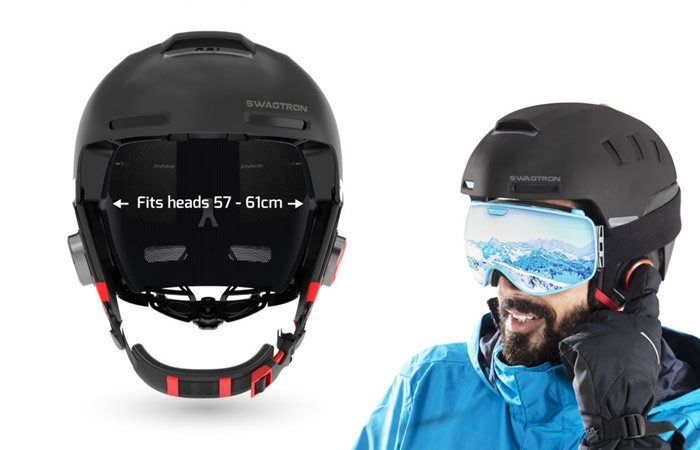 Swagtron Snowtide Smart Helmet: Stay Hands Free on the Trails
