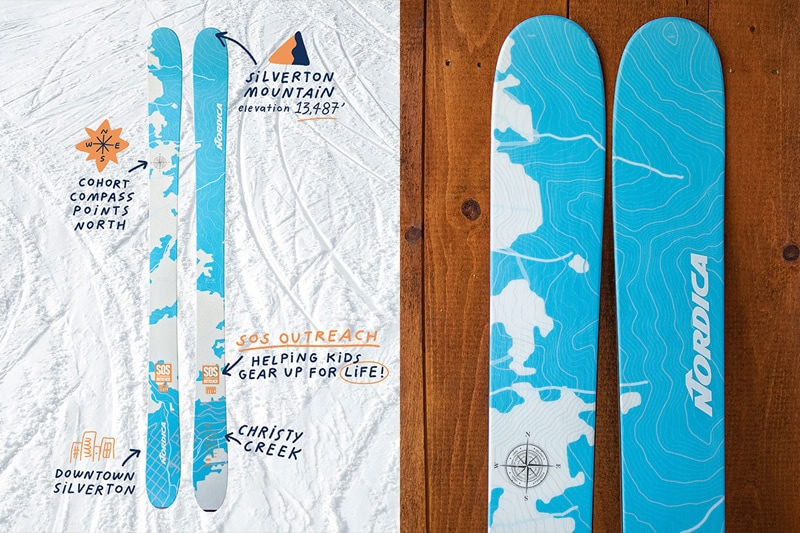 SOS Outreach, Christy Sports, Nordica Unleashed 108 skis