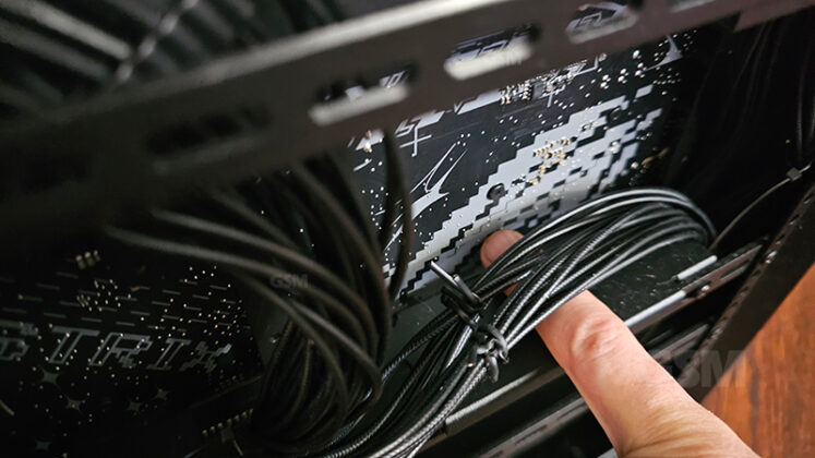 Masterframe 600 Under Motherboard plumbing 43mm of space