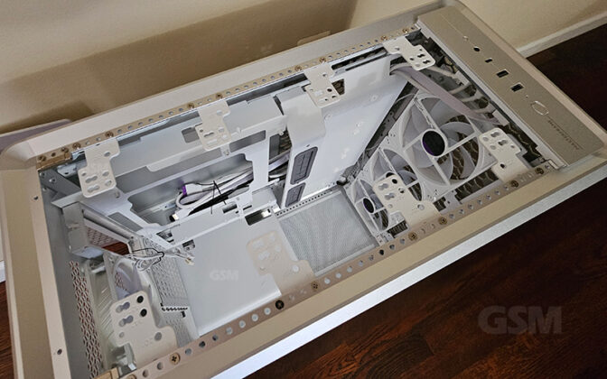 Masterframe 600 Silver MF600-SGNN-S00 Top Magnetic Panel Removed